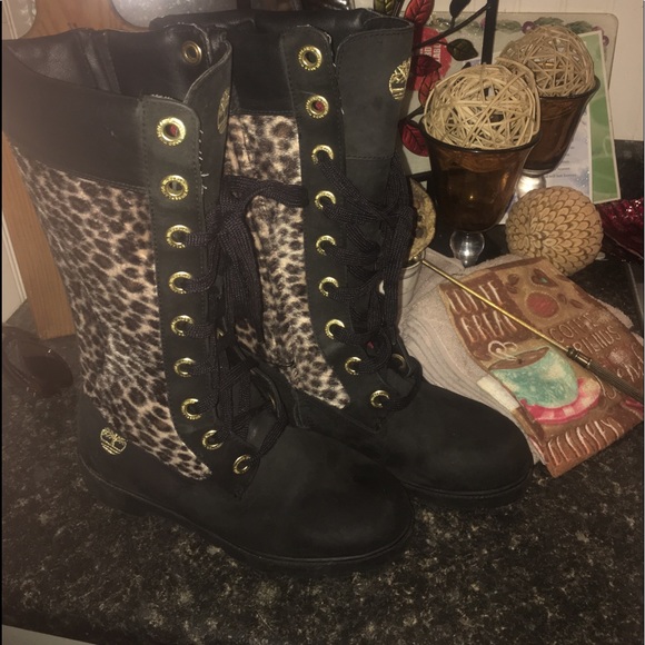 timberland leopard